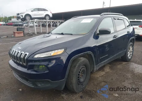 2016 Jeep Cherokee Sport from USA, damaged, VIN 1C4PJMAB7GW206488